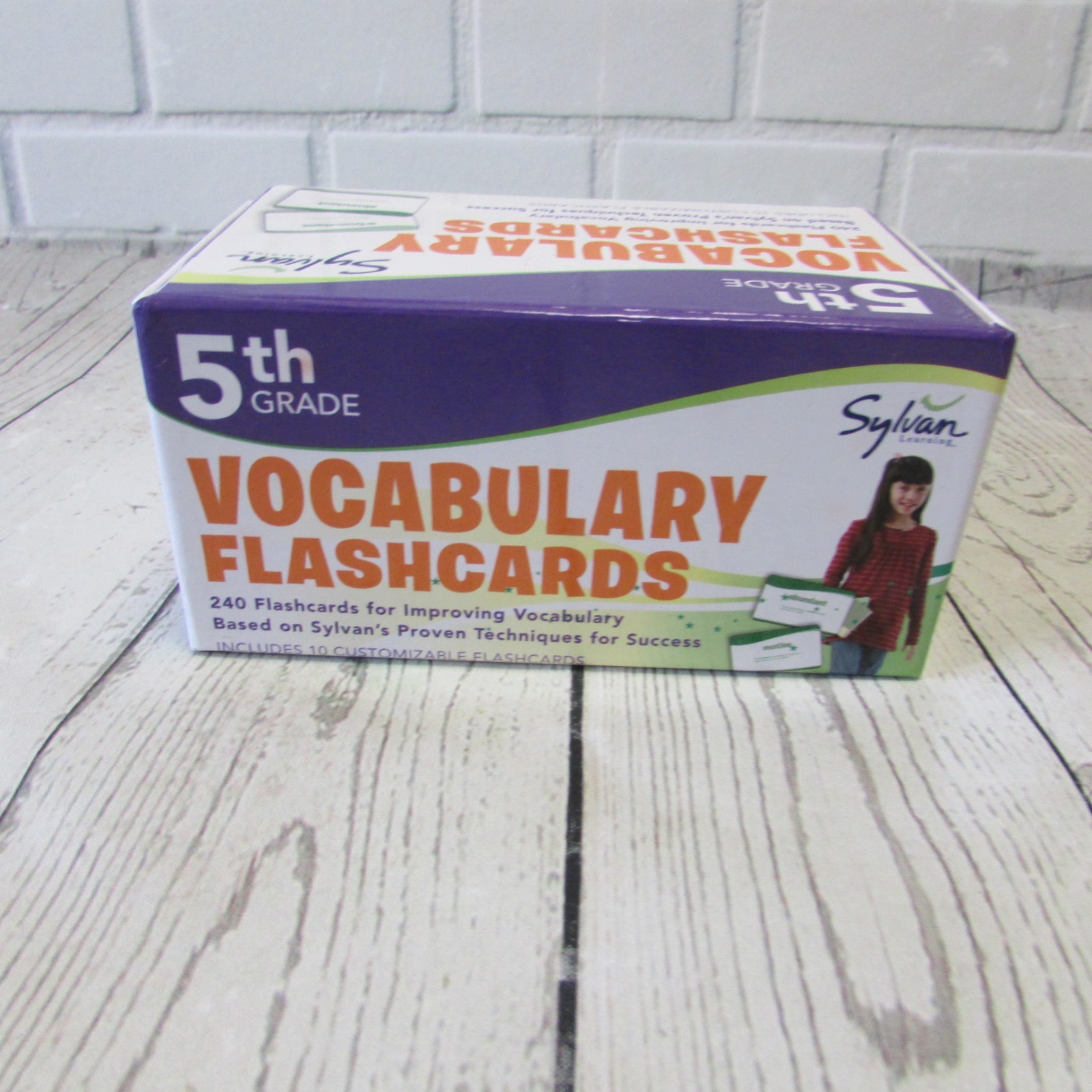 Sylvan Learning 5th Grade Vocabulary Flashcard Boxed Set 240 Cards English Words