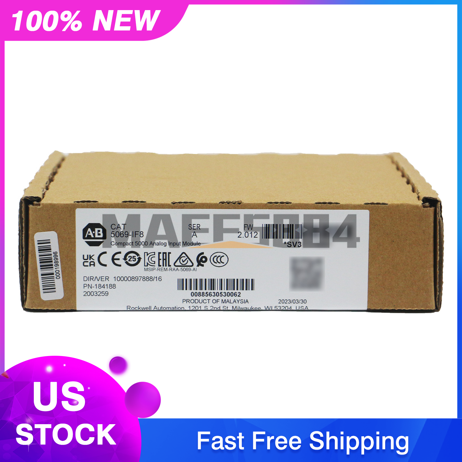 Allen Bradley 5069-IF8 Compact I/O 8 Channel Voltage/Current