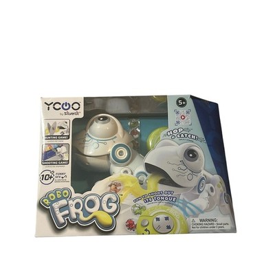 Silverlit YCOO Robo Frog Remote Control Interactive Robotic Toy 88073 White Blue