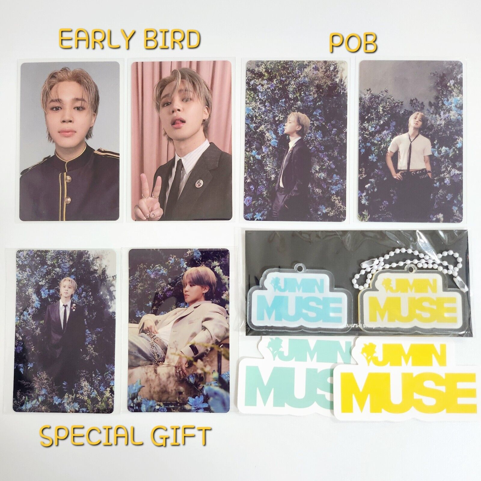 BTS JIMIN 'MUSE' WEVERSE SHOP POB EARLY BIRD SPECIAL GIFT BTS JIMIN 'MUSE' WEVERSE SHOP POB EARLY BIRD SPECIAL GIFT