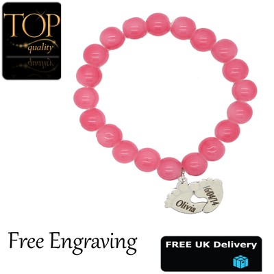 personalised feet necklace