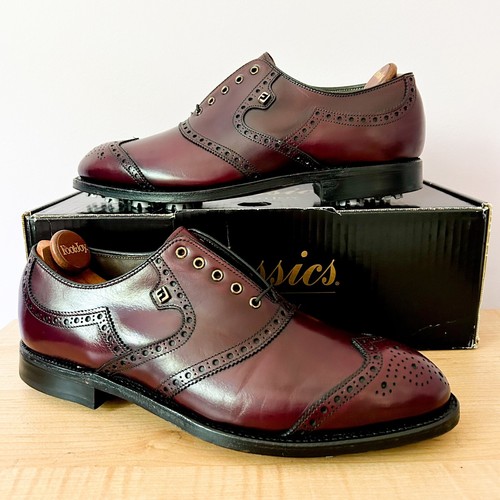 未使用　Handcrafted in USA FootJoy Classics Vintage FootJoy Classics Golf Shoes | vcleat