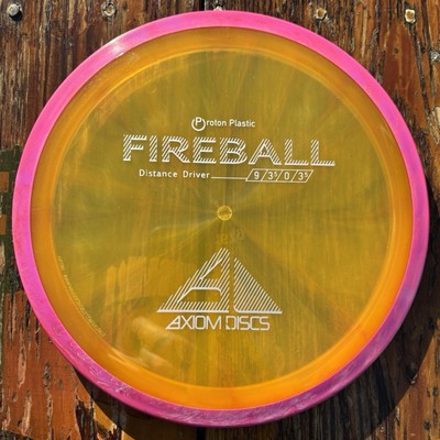 Axiom Proton Fireball Orange Sparkle Pink Rim MVP Disc Golf Swirly 167 Grams NEW