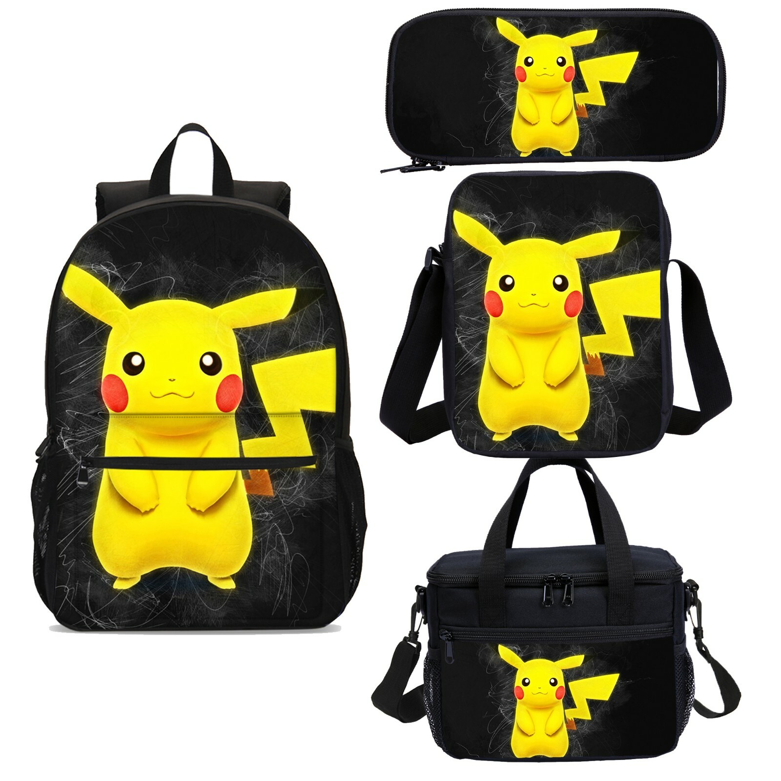 pokemon bookbag and lunch box