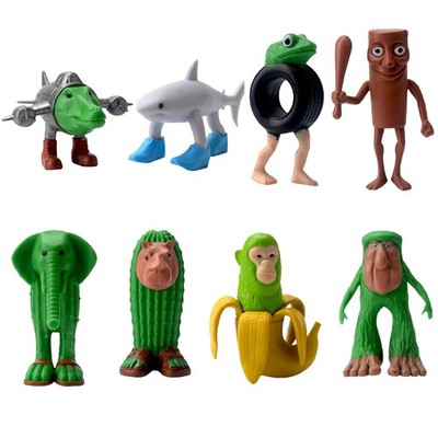 Ajuanbazha Set di 8 Figure Italian Brainrot, Tralalero Giocattoli Collezionabili