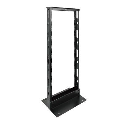 Tecmojo 27U 2-Post Open Frame Server Rack for 19in AV/Data/IT Network Equipment
