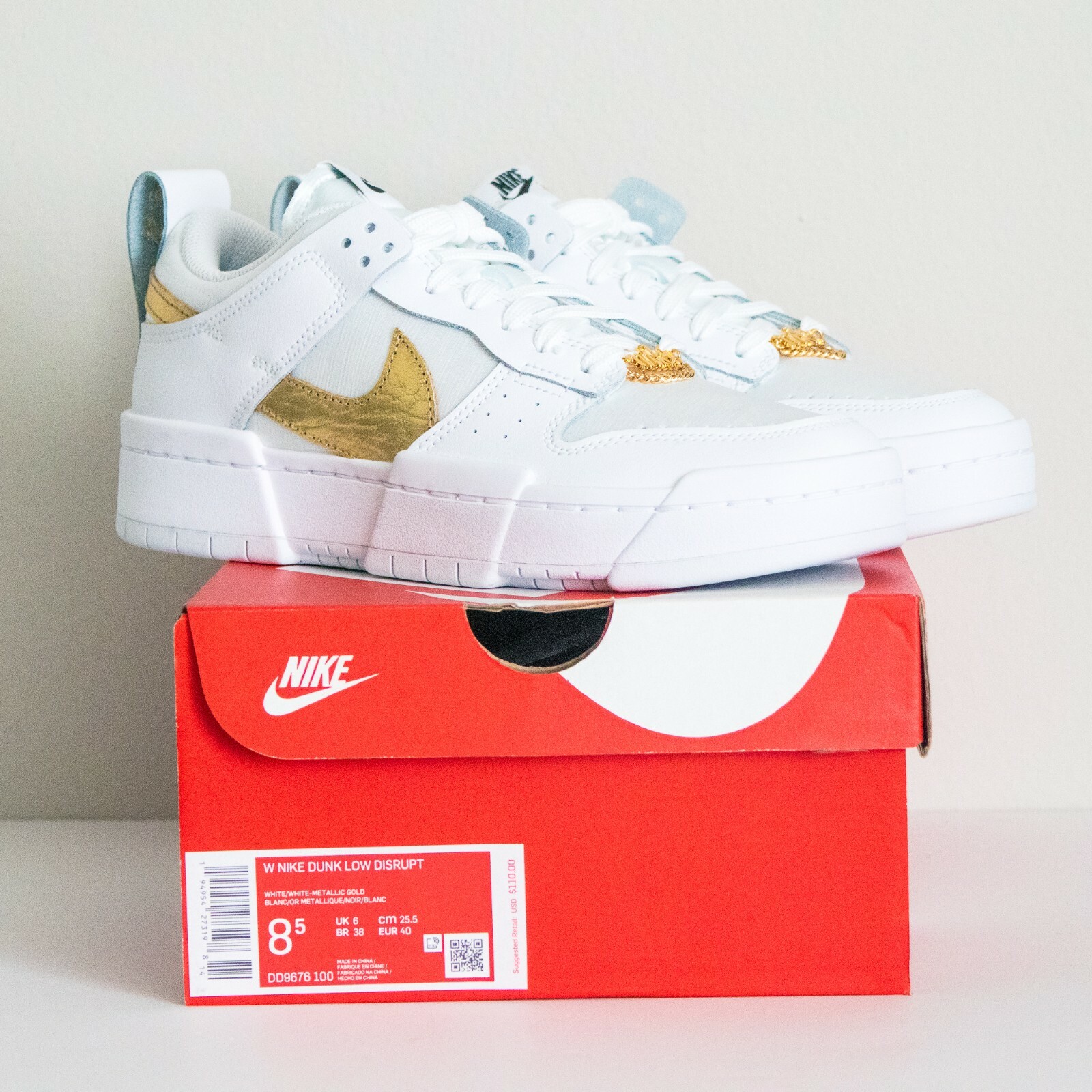 Pre-owned Nike Dunk Low Disrupt 