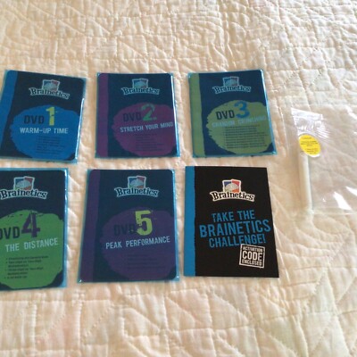 Brainetics DVD 1-5 Sealed 