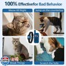Cat Shock Collar Smallest Cat Training Collar with Remote 2000ft Range Electric Cats Bark Collar with Shock, Vibration, Beep 3 Modes to Stop Meowing, Waterproof, Rechargeable,Blue