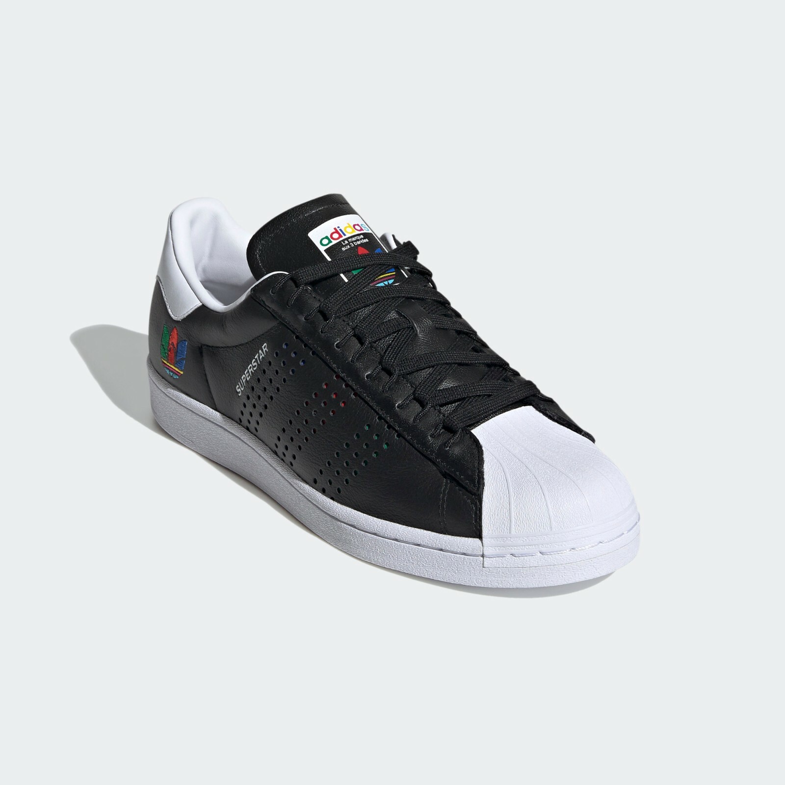 MENS ADIDAS ORIGINALS SUPERSTAR FW5387 BLACK / WHITE / RED / BLUE / GREEN  SZ 8.5 | eBay