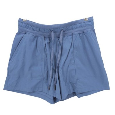 LULULEMON Dance Studio High-Rise Short 3.5" Lightweight Swift Oasis Blue Size 8