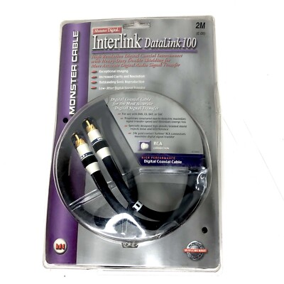 Monster Cable Interlink Datalink 100 High Resolution Digital Coaxial Cable 2M