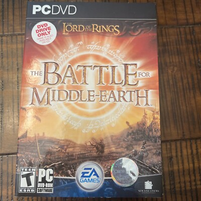 Lord of the Rings: The Battle for Middle-Earth DVD-ROM (PC, 2004) NEVER OPENED