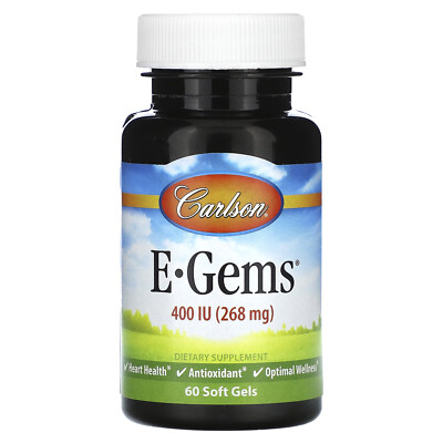 E-Gems, 400 IU (268 mg), 60 Soft Gels