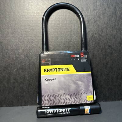 Kryptonite U-Lock Keeper - Black LVL 5 Secure Bike Lock