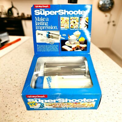 Hamilton Beach The Super Shooter Cookie Press Vintage Battery Operated