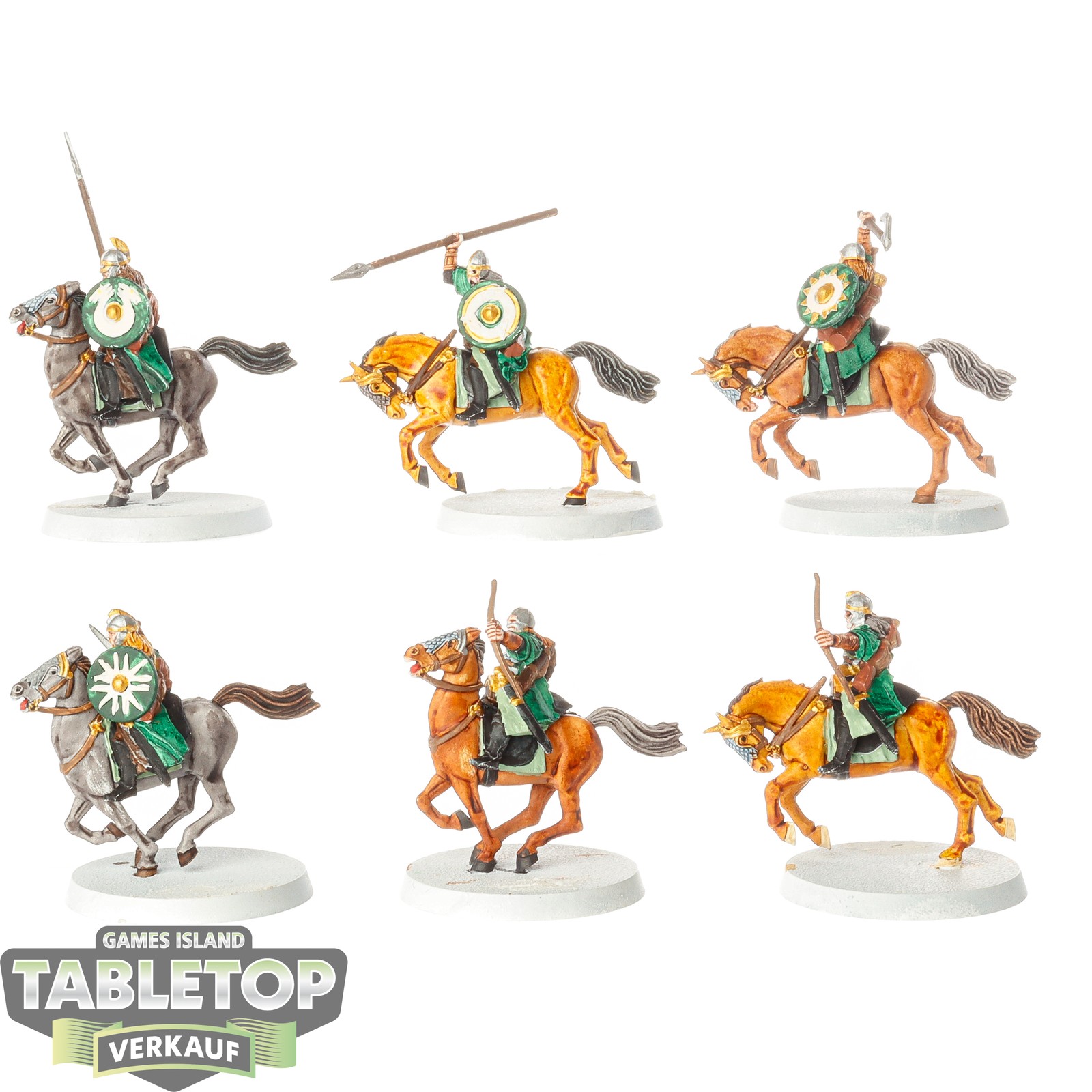 HdR Figuren - Gut - 6 Riders Of Rohan - bemalt