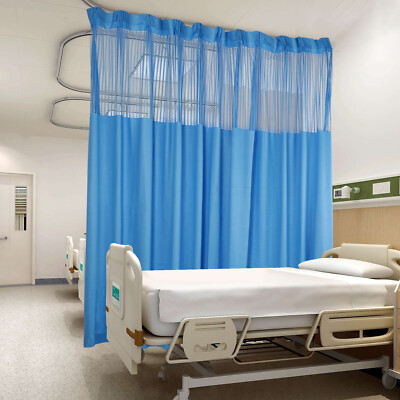 9*8ft Semi Blackout Extra Wide Curtain Grommet Room Divider Curtain With Hooks