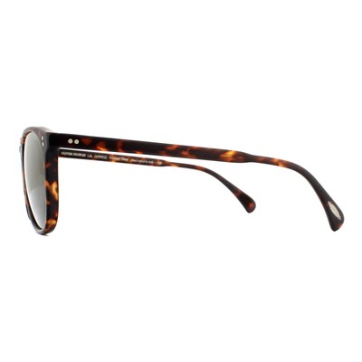 Pre-owned Oliver Peoples Sunglasses Finley Esq 5298su Sable Tortoise G15 Polarized Vfx In Green