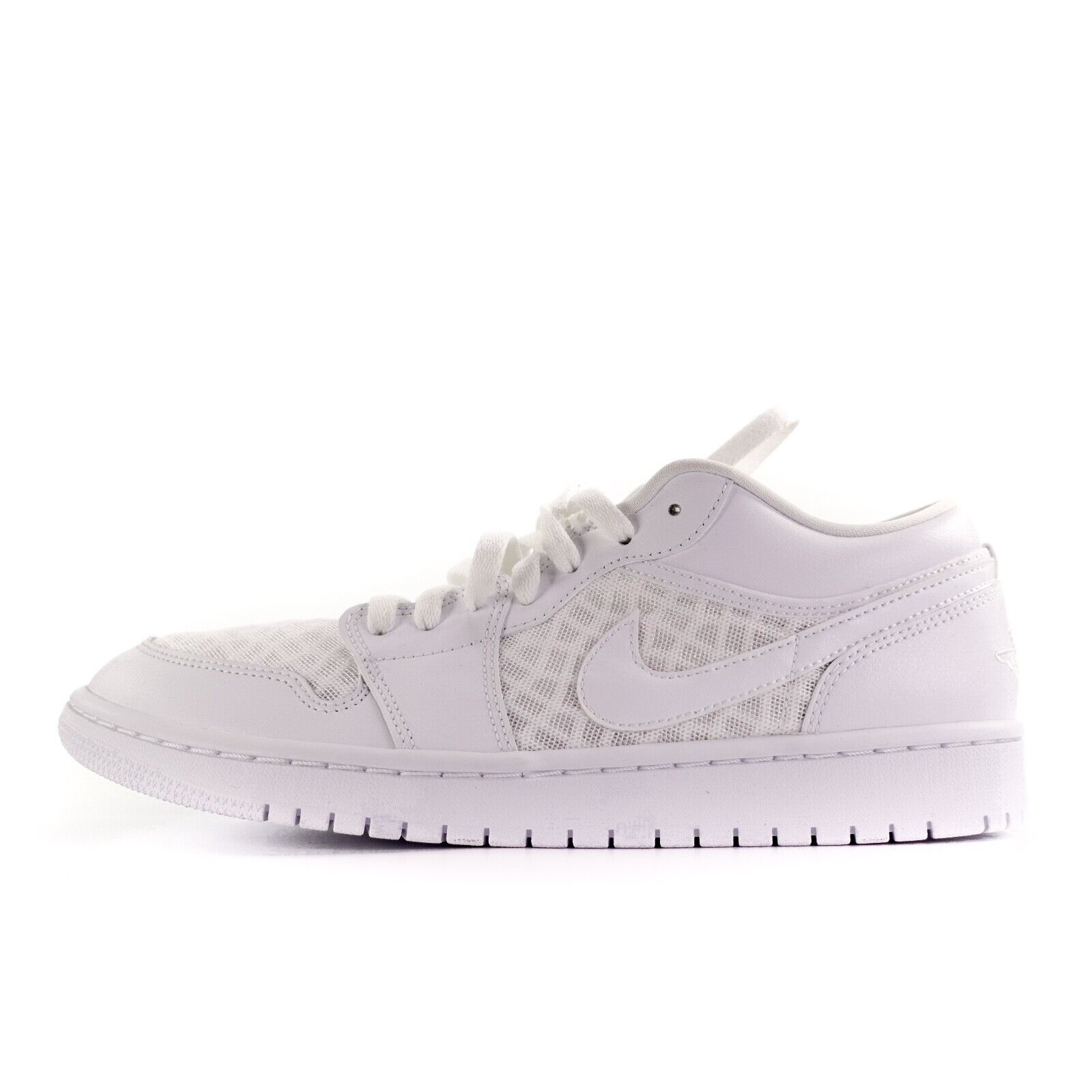 Air Jordan 1 Low Breathe Triple White Lace Summer Mesh Air Jordan 1 Low Breathe Triple White Lace Summer Mesh