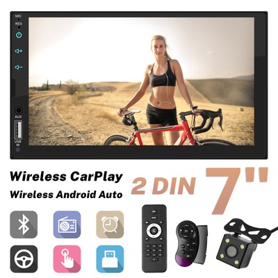 Apple Carplay Car Stereo Radio Android Auto 7'' 2Din Touch Screen Bluetooth Play