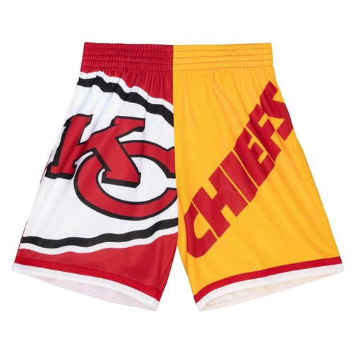 

MITCHELL - NESS NFL BIG FACE FASHION SHORT 5.0 KANSAS CITY CHIEFS, Black/white/yellow