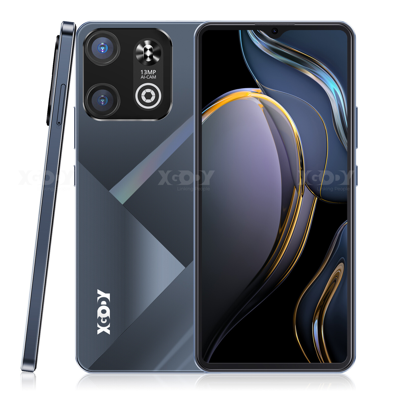 XGODY Android 6.5'' Smartphone Factory Unlocked Cell Phone 4G 4 Core Dual SIM US