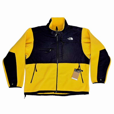 TNF The North Face Mens XXL 95 Retro Denali Full Zip Fleece Jacket Yellow