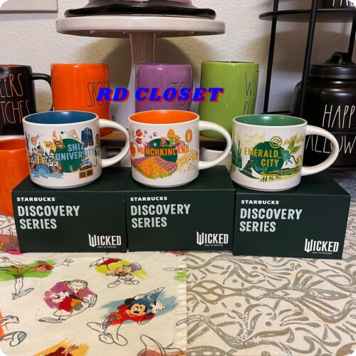 Universal Studios Starbucks 2024 Wicked Discovery Series Set Universal Studios Starbucks 2024 Wicked Discovery Series Set