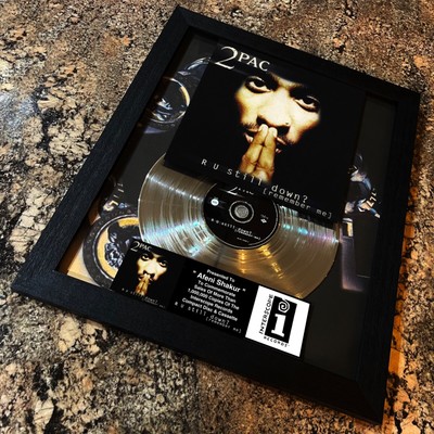 2PAC ( R U STILL DOWN? REMBER ME ) Platinum Music Award Vinyl Lp Cd Record TUPAC