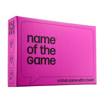 Name of the Game - Funny Party Game for Adults, Family, Friends, and Teens   3+ 