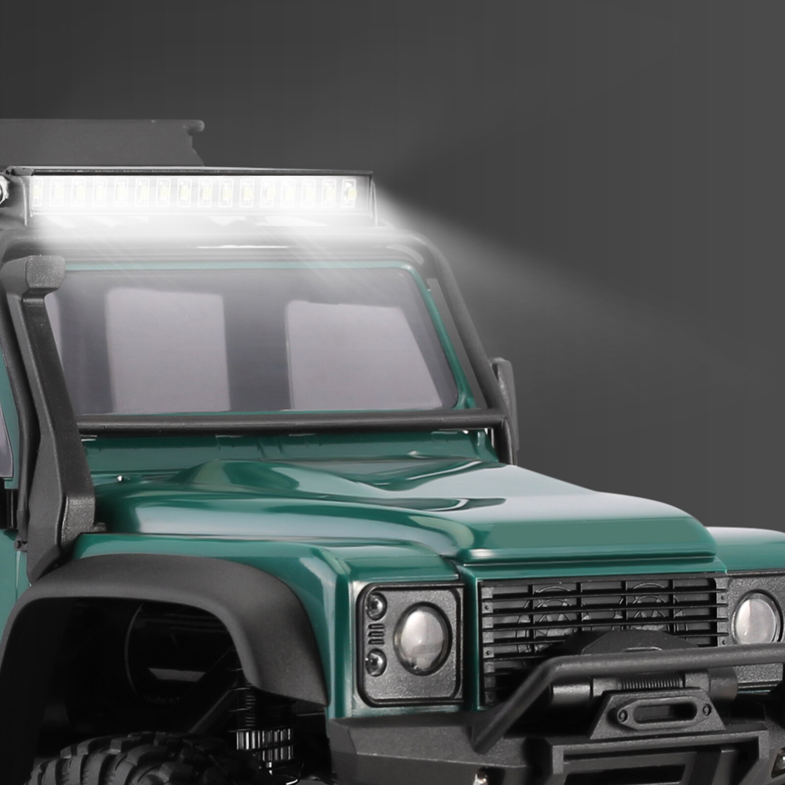 64mm Light Bar Headlight Roof Lamp Kit For 1/18 Traxxas TRX4M TRX4M RC Car