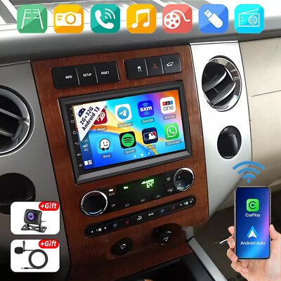 7''ANDROID 13 FOR FORD EXPEDITION 2007-2013 2014 APPLE CARPLAY RADIO GPS WIFI BT