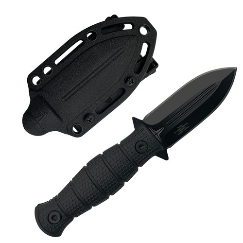 TAKUMITAK 6.5" Full Tang Tactical EDC Fixed Blade Knives w/ MOLLE Webbing Clip