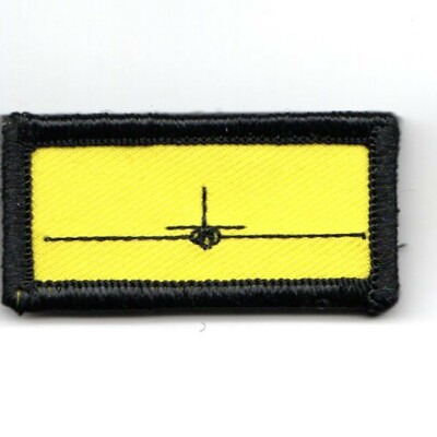 FSS 47STUS U-2 YELLOW STURON YELLOW BLACK HOOK & LOOP EMBROIDERED JACKET PATCH