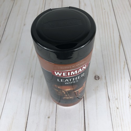 Weiman Leather Wipes 30 count Furniture Car Seats Handbags Shoes Cleaner Polish