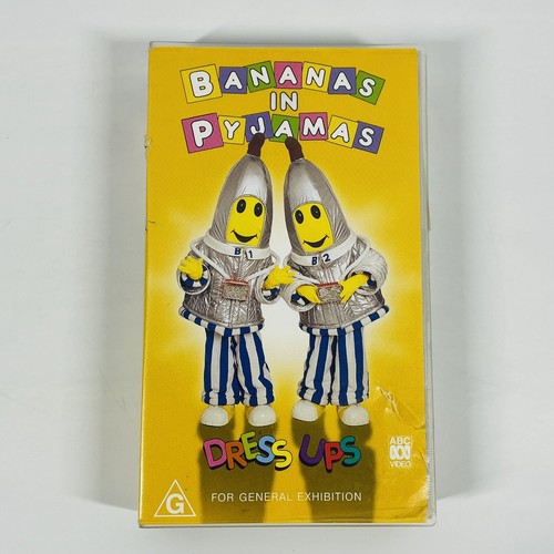 Bananas In Pyjamas Dress Ups VHS Video ABC Kids Vintage