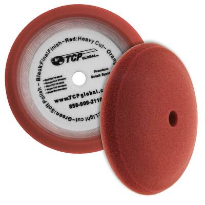 8'' Extra Coarse RED FOAM BUFFING PAD Buff Polish Car