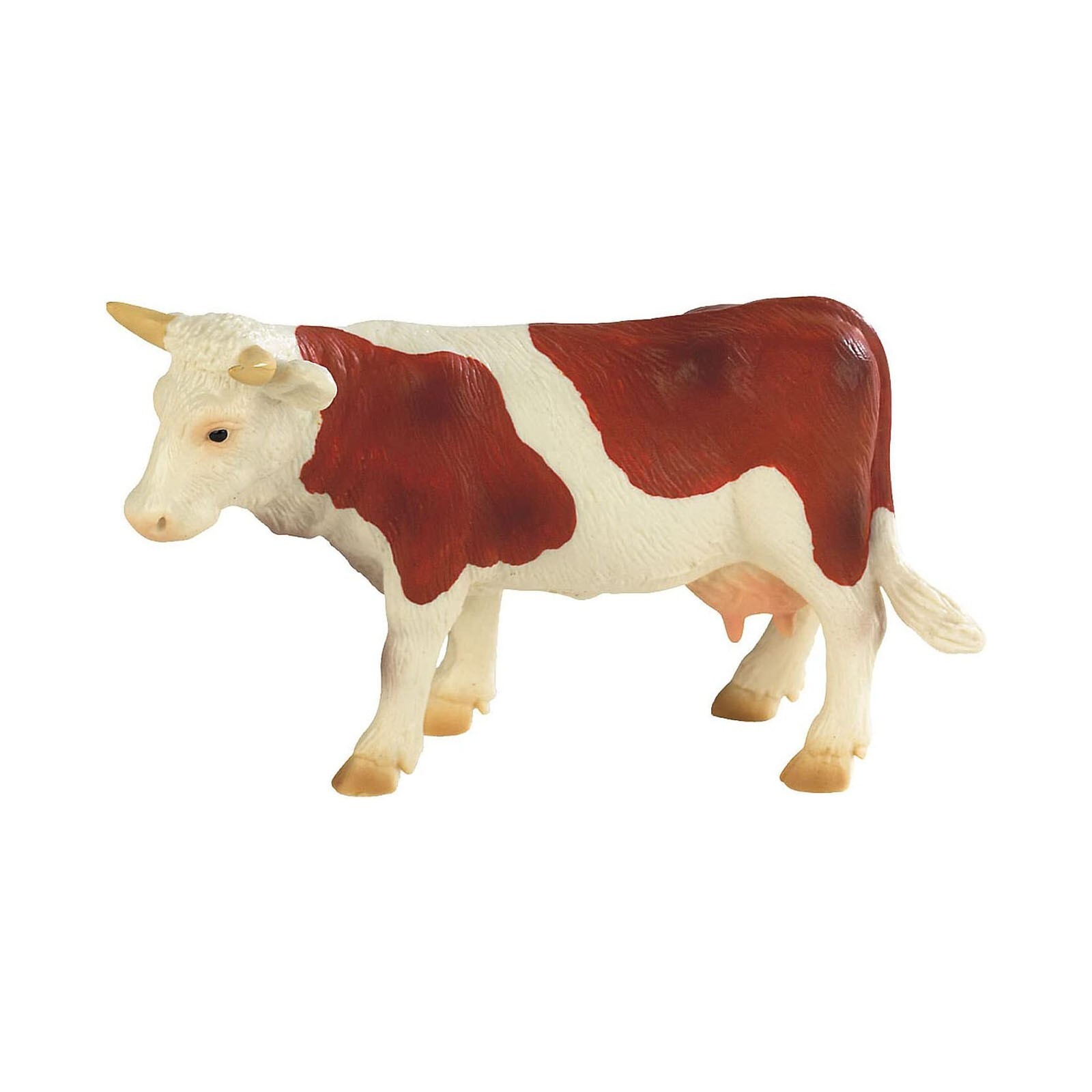 Фигурка животного Bullyland Cow Коричнево-белая 62610 НОВЫЕ игрушки В НАЛИЧИИ на СКЛАДЕ, предметы коллекционирования