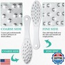 4 Pcs Stainless Steel Foot Scraper Metal Foot File Double Sided File Callus Remover Professional Feet Rasp Scrubber for Wet or Dry Skin Easy to Clean Pedicure Tool Heel