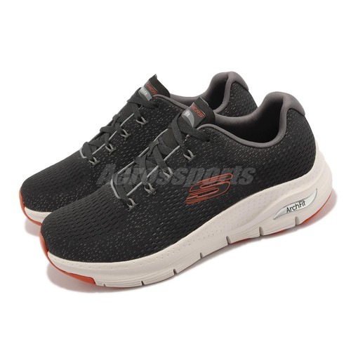 

Мужские повседневные кроссовки Skechers Arch Fit-Takar Black Orange цвета слоновой кости 232601-BKOR, Черный, Arch Fit-takar
