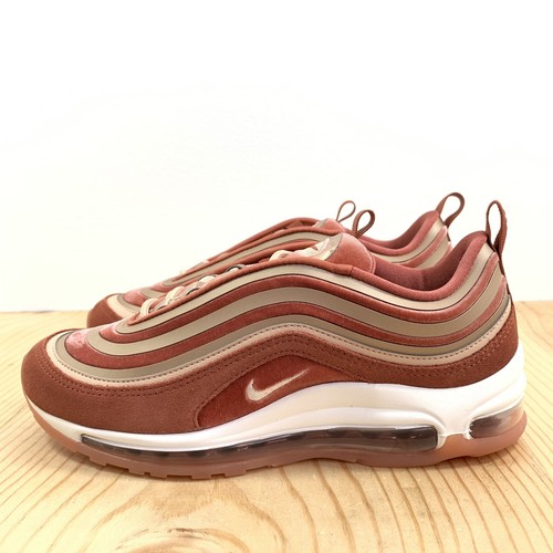 Nike Air Max 97 Ultra ‘17 LX Womens Size 8 Casual Shoes Dusty Peach White