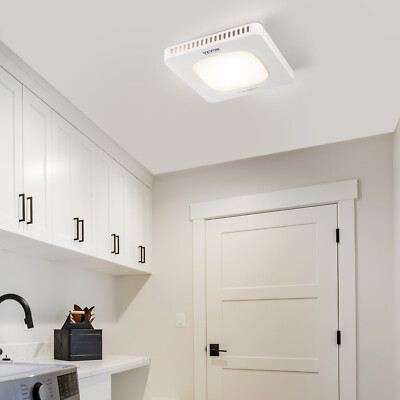 80 CFM Bathroom Exhaust Fan 1.5sones Bath Fan Low Noise with Light