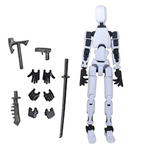 Titan13, Dummy 13, T13 Action Figure,Toy Robot, 3D Printed - Fully Assembled