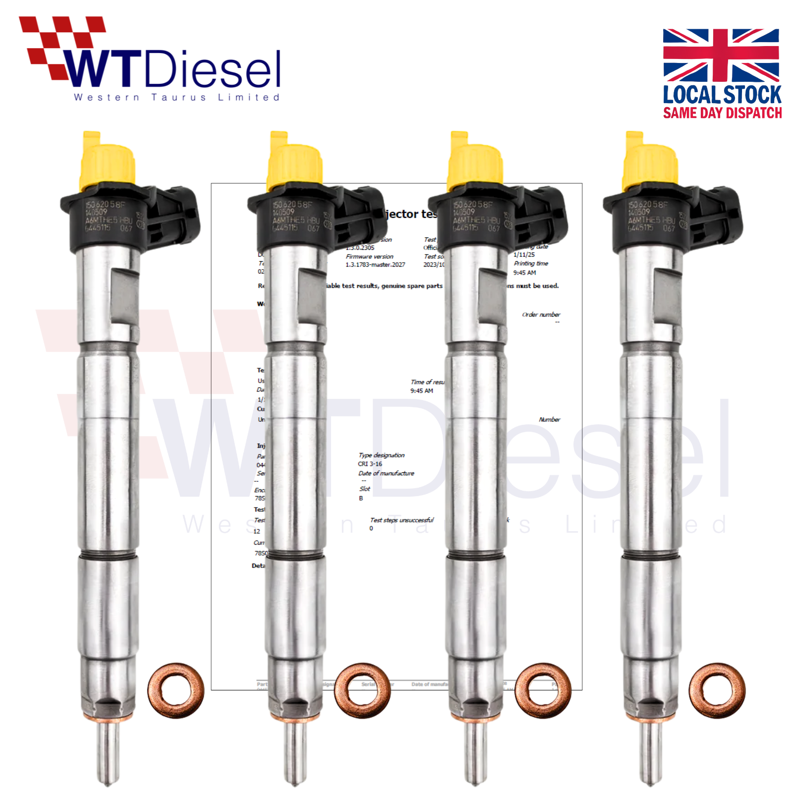 X4 0445115067 Dodge Nitro Jeep Wrangler 2.8 CRD Diesel Injector 68042029AA