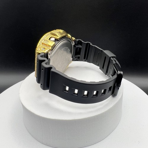 Pre-owned G-shock Gold/stainless Steel Cz Casio  Dw6900-1v