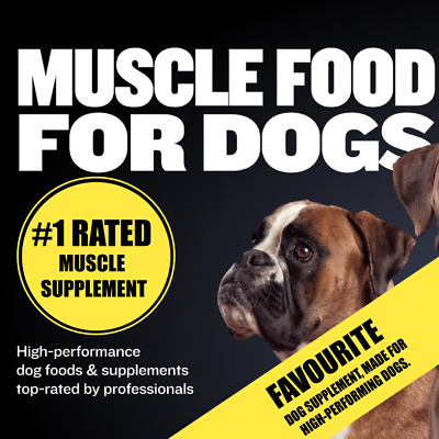 Bully Max Muscle Builder Dog Muscle Supplement UK SELLER 60 DAYS 1 RATED