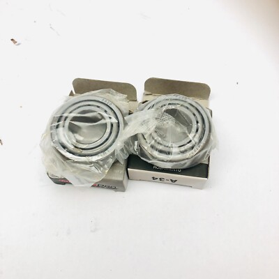 LOT OF 2 MASTER PRO A-34 BEARING AND RACE SET (LM12710)