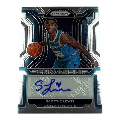 2021 Panini Prizm Scottie Lewis Autograph Penmanship RC Charlotte Hornets
