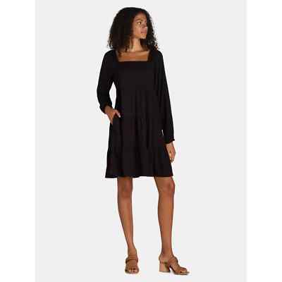 Time and Tru Square Neck Mini Dress Various Patterns & Sizes